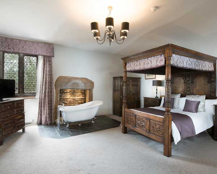 Four Poster room, Boringdon Hall Hotel