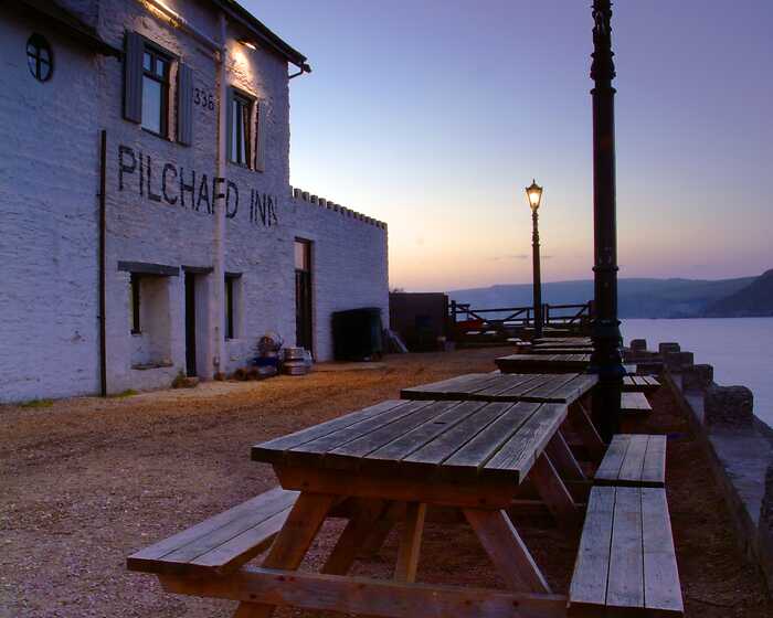 The Pilchard Inn restaurant, Burgh Island Hotel