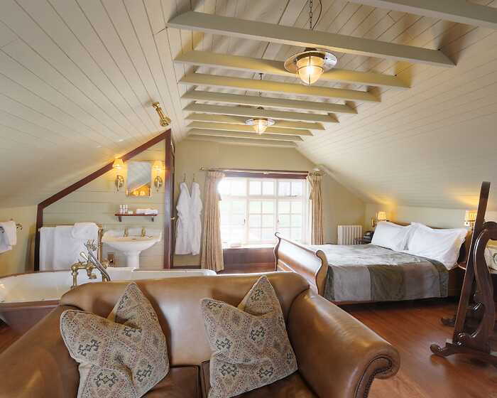 Artist Studio room, Burgh Island Hotel