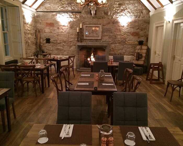 The Campaign Room Bistro restaurant, Carberry Tower Castle and Estate