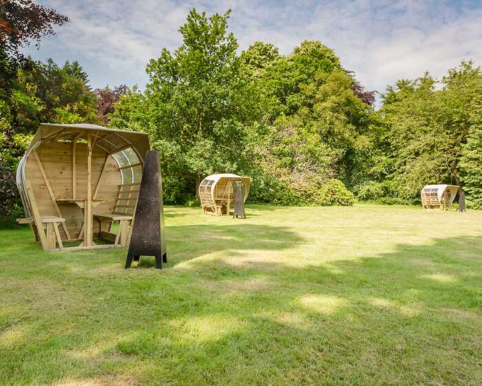 Wild Dining Pods restaurant, Grinkle Park