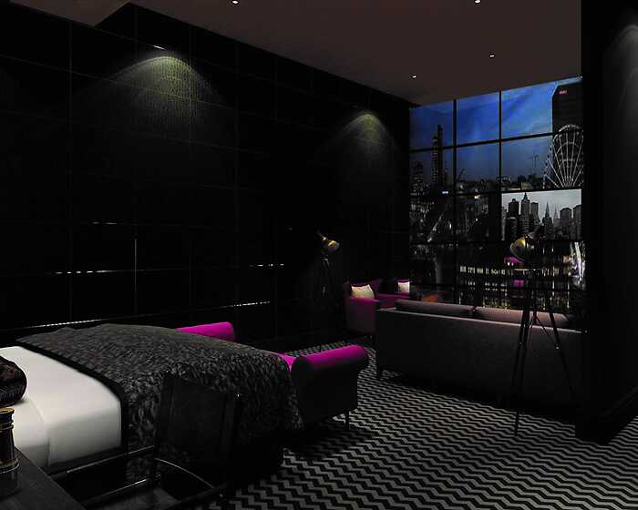 Inner Sanctum Suite room, Hotel Gotham