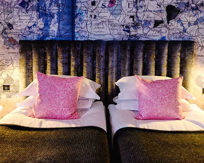 Twin Inland View room, Malmaison Brighton