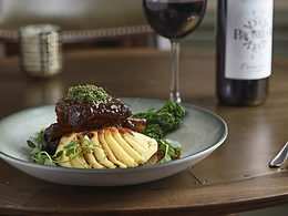Dining at The Bull restaurant, The Bull on Bell Street