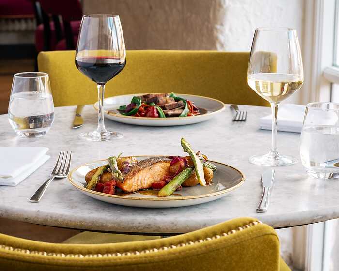 The Garden Room restaurant, The Devonshire Arms Hotel