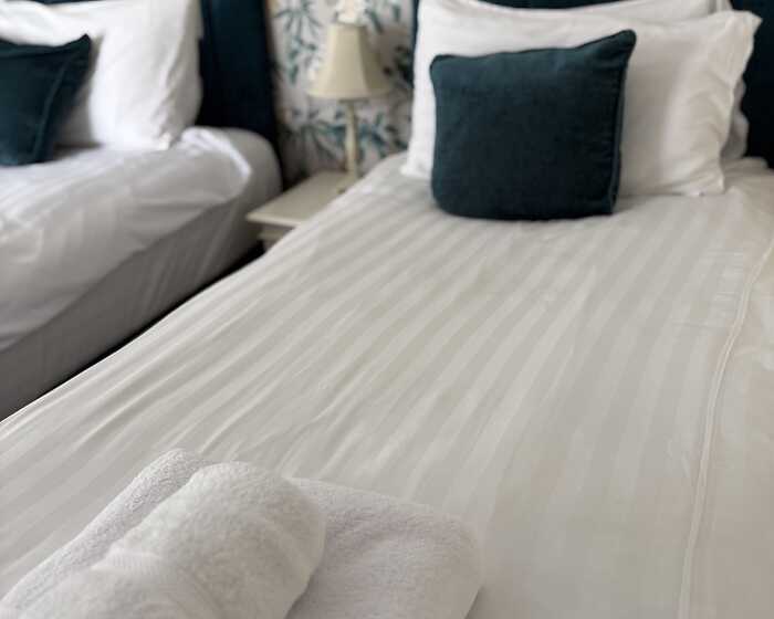 Twin room, The Feathers Hotel Aberaeron