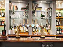 dog-friendly bar area at wellington arms
